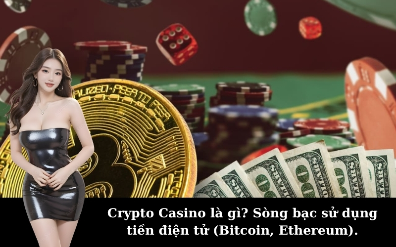 Crypto Casino là gì? Sòng bạc sử dụng tiền điện tử (Bitcoin, Ethereum).