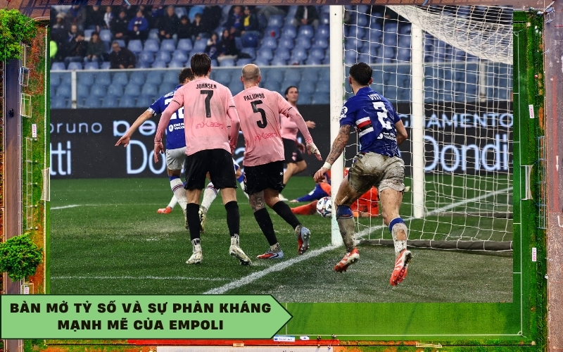 Bàn mở tỷ số và sự phản kháng mạnh mẽ của Empoli